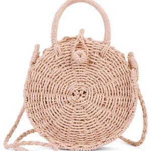 NWT straw beach bag
